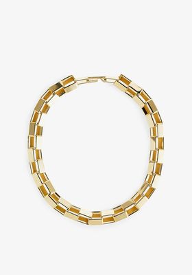 Chunky Gold-Plated Chain Necklace