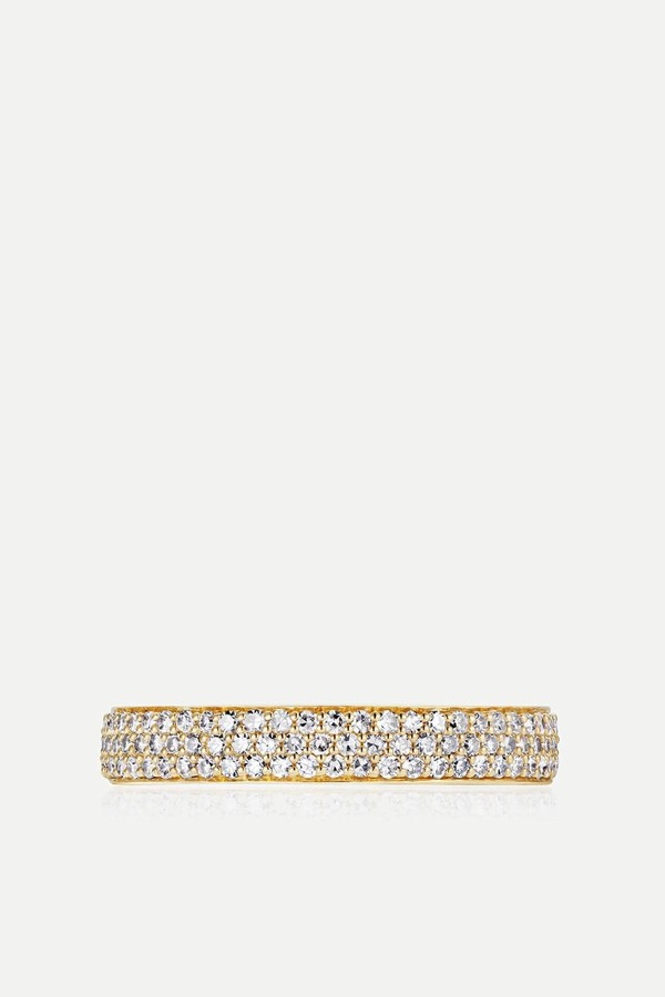 886 Pavé Ring In 18ct Yellow Gold