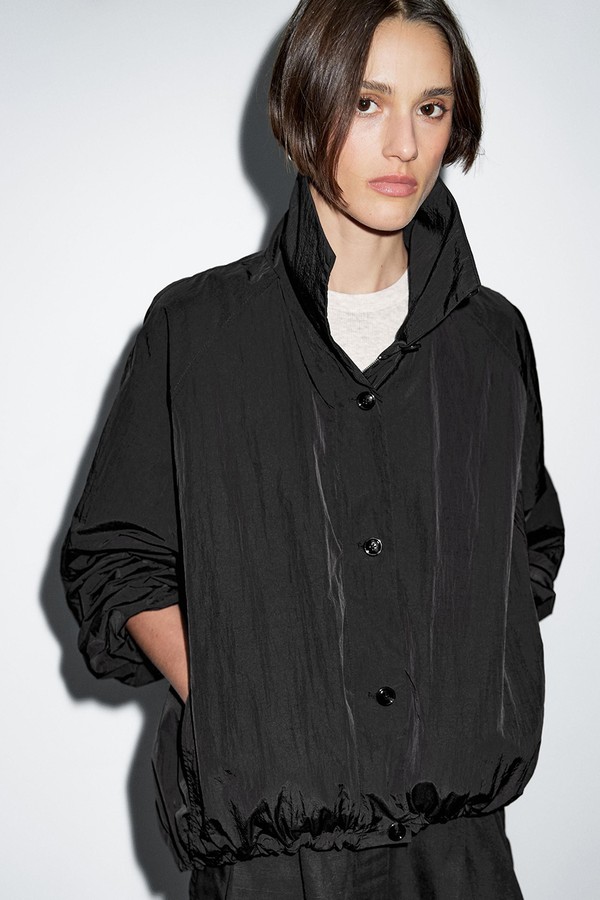 High Neck Bomber Puff Jacket  from Massimo Dutti