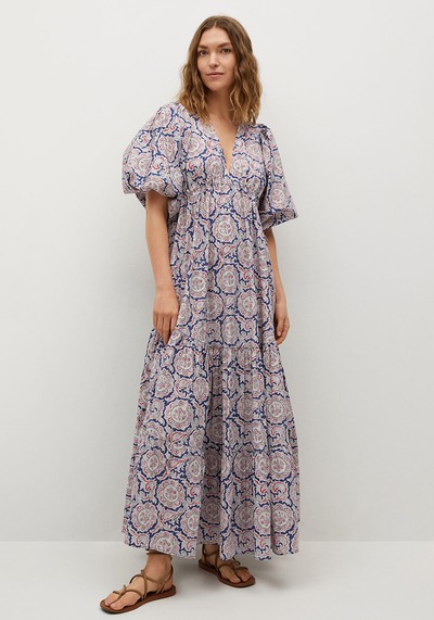 Printed Maxi Dress from Mango