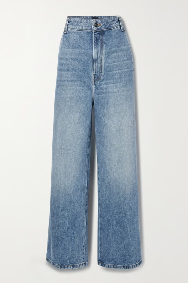 Ian Mid-Rise Wide-Leg Jeans from Khaite