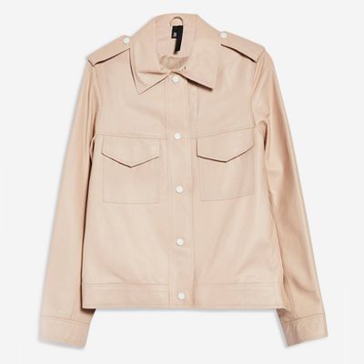 Leather Western Jacket from Topshop