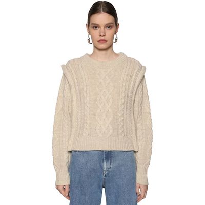 Tyle Wool Cable Knit Sweater from Isabel Marant Étoile