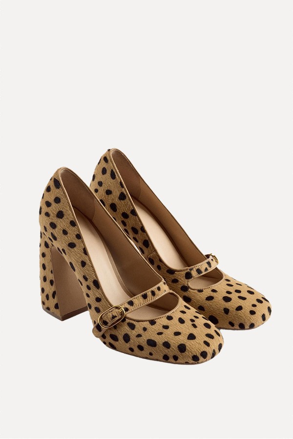 Animal Print Heeled Shoes from Zara
