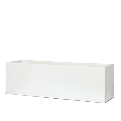 White Contemporary Trough Planter from Sproutl