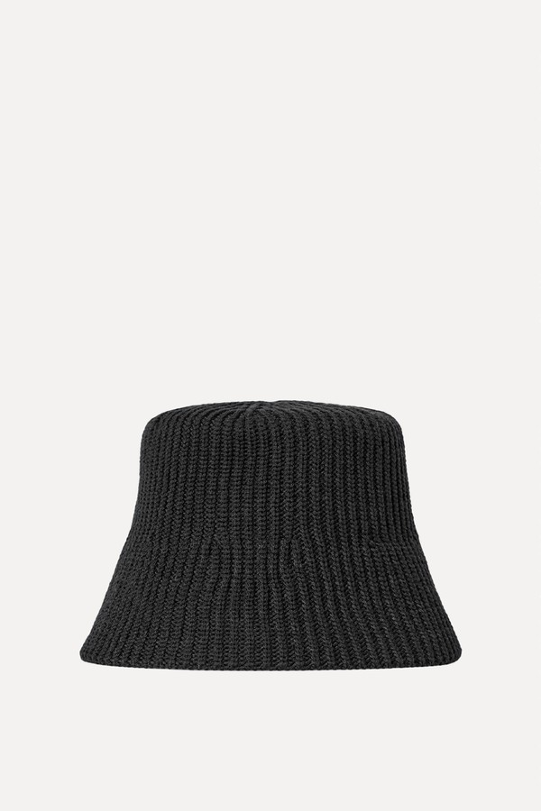Ribbed Wool-Blend Bucket Hat from COS