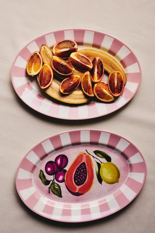 Large Motif-Detail Serving Plate