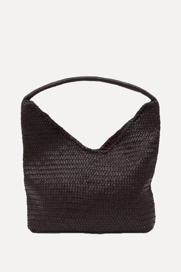Leather Weave Tote from Hush