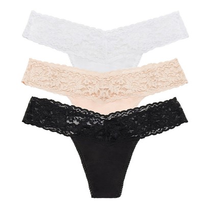 Organic Cotton Low Rise Thongs from Hanky Panky