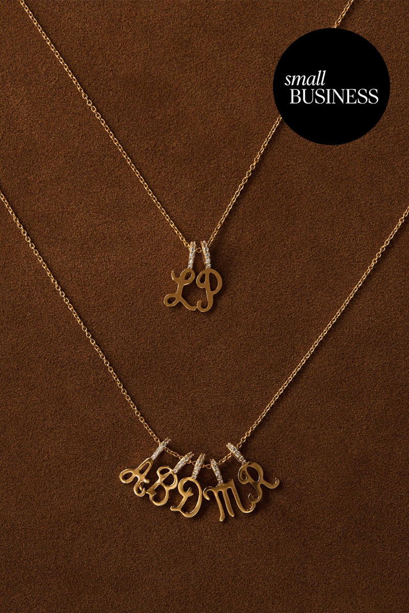  Initial Charm Necklace from Daphine