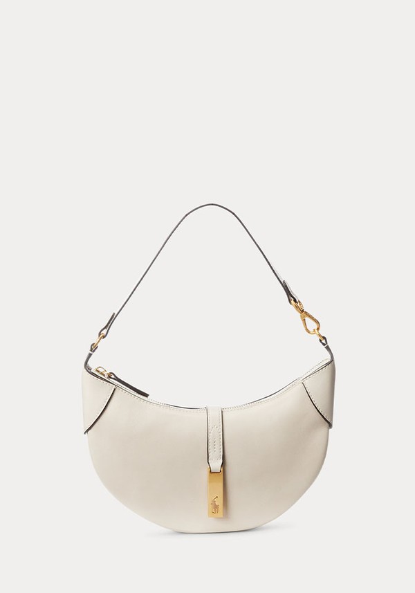 Polo ID Calfskin Mini Shoulder Bag Cream