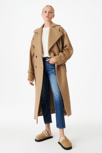 Kealia Long Belted Coat from Iro Paris