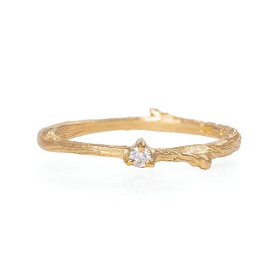 Solid Gold Promise Me Ring Classic Diamond