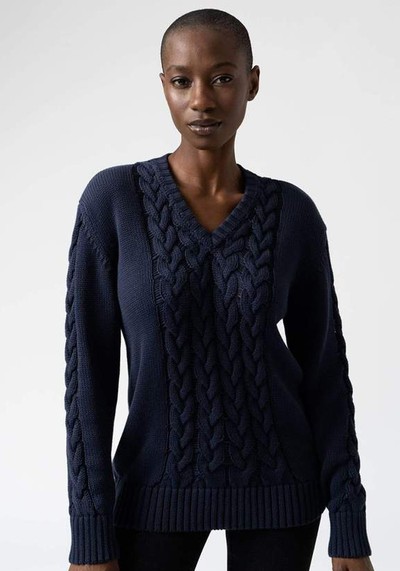 Cotton Cable Knit Sweater