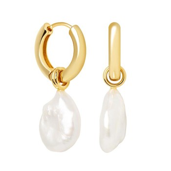 Illume Pearl Hoops from Astrid & Miyu