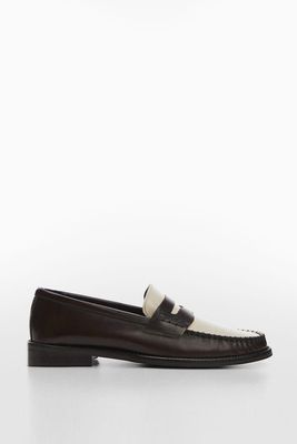Leather Penny Loafers from Mango