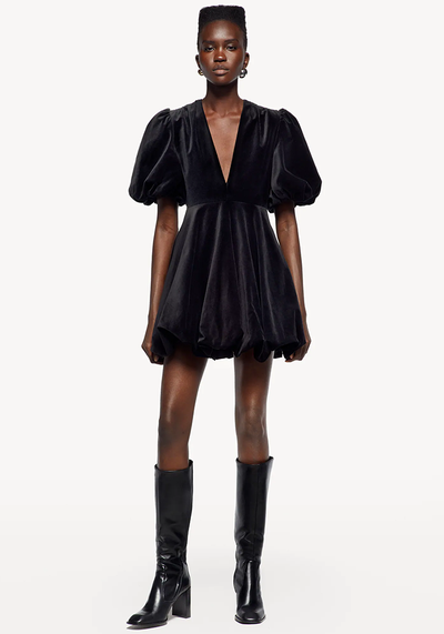 Velvet Dress from Zara