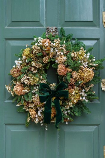 Let It Snow Wreath from Lucy Vail Floristry