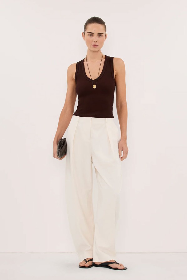 Yasmin Sleeveless Knit Tank from DISSH