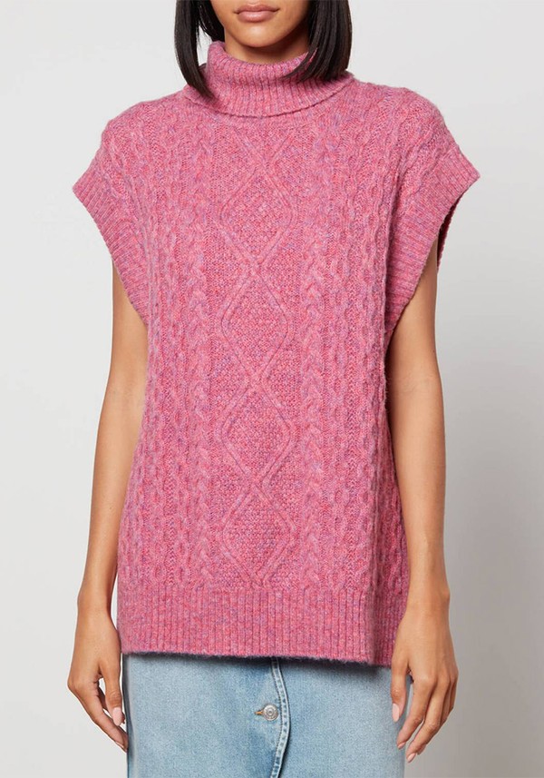 Cilina Cable Knit Vest from Baum Und Pferdgarten