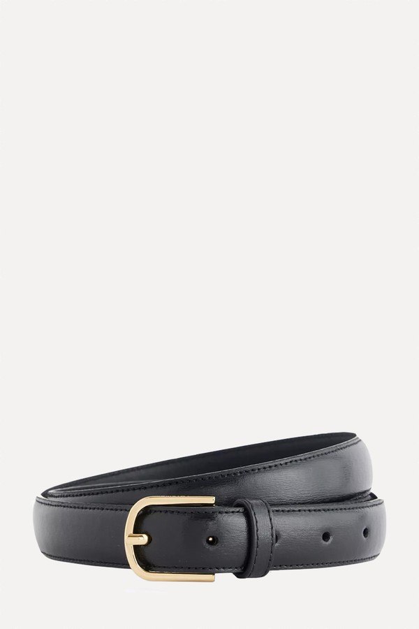 Slim Buckle Leather Belt from Toteme