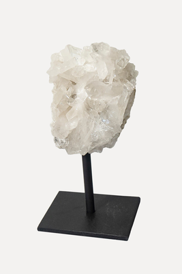 Quartz Clear Natural Cluster Mounted On Stand from Crystal Planets