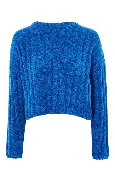 Chenille Cropped Jumper