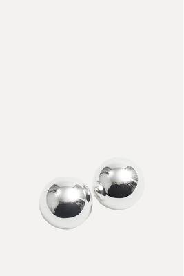 Silver Ball Earrings from & Other Stories