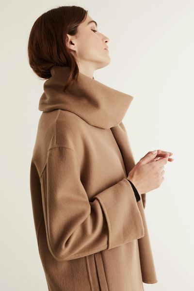 Wool Rich Relaxed Longline Coat from Jaeger