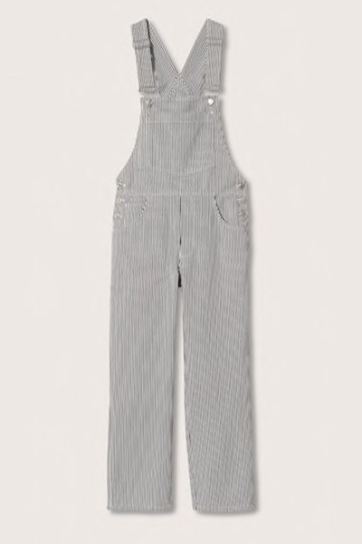 Denim Dungarees Stripes from Mango