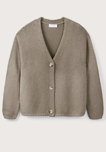 Cotton V-Neck Cardigan