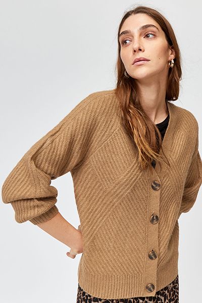 Balloon Sleeve Cardigan from Warehouse