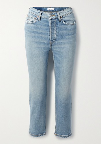 90s Comfort Stretch High-Rise Ankle Crop Skinny Jeans from RE/DONE