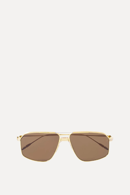 Jagger Aviator-Style Two-Tone Titanium Sunglasses  from Jacques Marie Mage