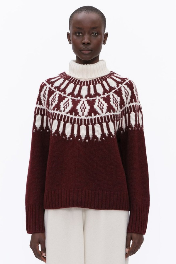 Patterned Roll-Neck Jumper from Arch4