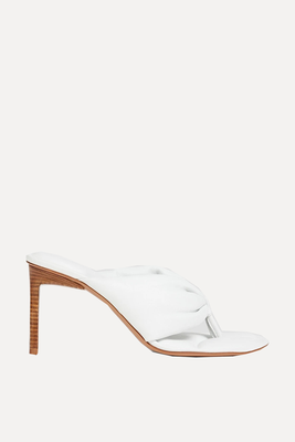 Nocio Padded Leather Sandals from Jacquemus