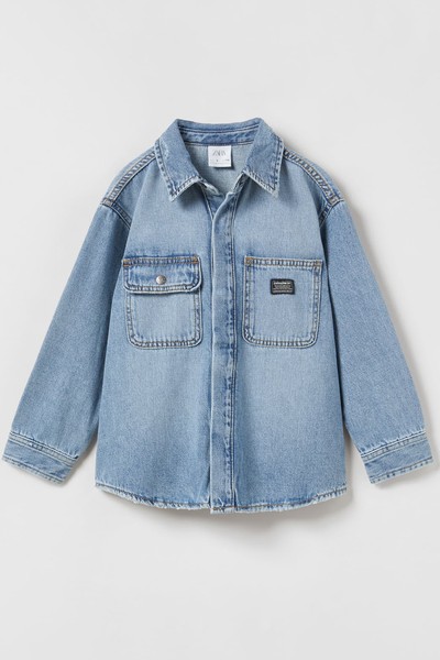 Authentic Wash Denim Overshirt 