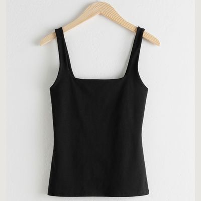 Fitted Square Neck Tank Top from & Other Stories