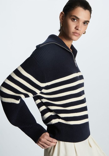 Knitted Half Zip Jumper