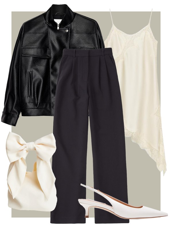 A Look We Love: Leather & Lace