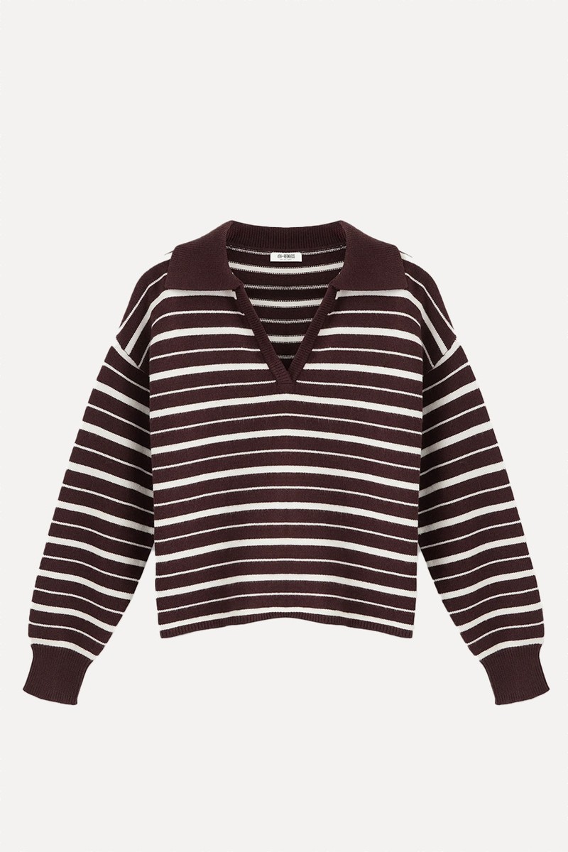 Hayden Stripe Knitted Rugby Top from 4th & RECKLESS