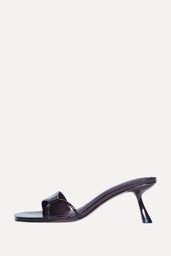 Ily Patent Heeled Mules