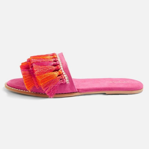 Heather Tassel Sandals from Topshop