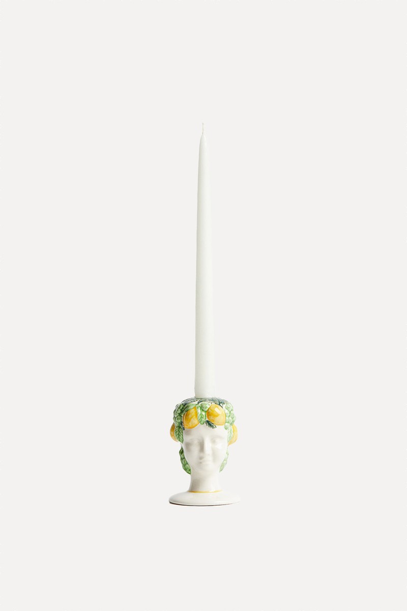 Stoneware Candle Holder