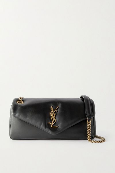 Calypso Padded Leather Shoulder Bag from Saint Laurent