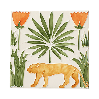 Lioness & Palms Tiles