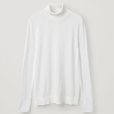 Sheer Polo-Neck Jumper from Cos