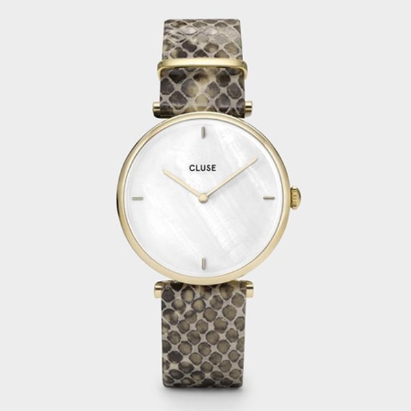 Rose Gold White Pearl/Soft Almond Python