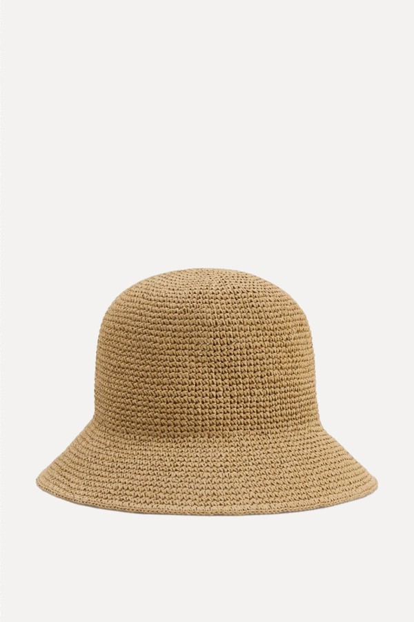 Straw Bucket Hat from Reserved