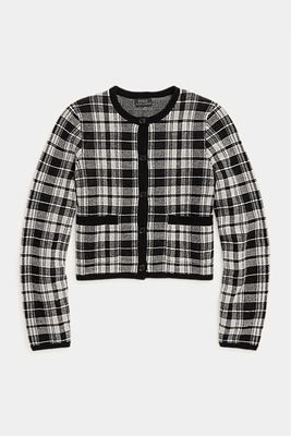 Plaid Wool Cardigan from Polo Ralph Lauren